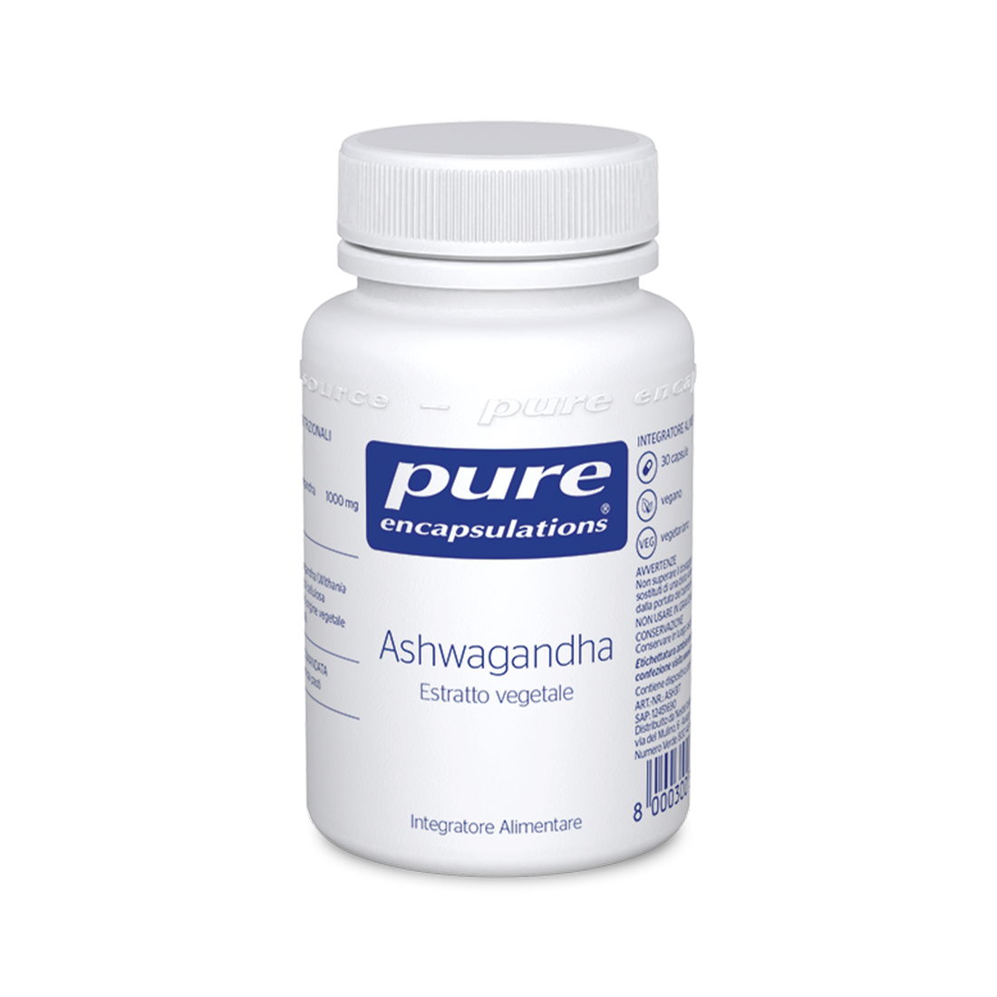 pure encapsulations - ashwagandha pack shot