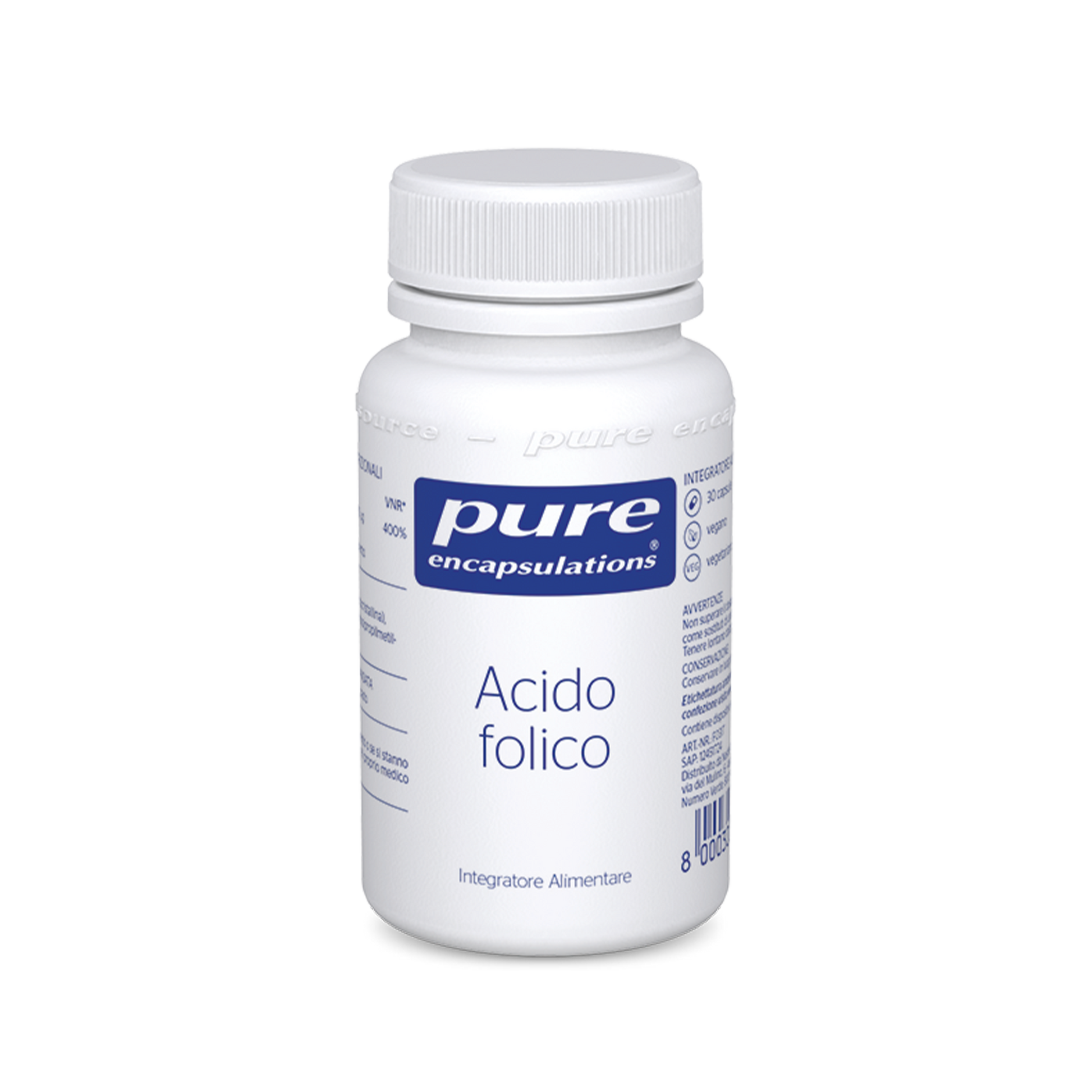pure encapsulations - folic acid pack shot