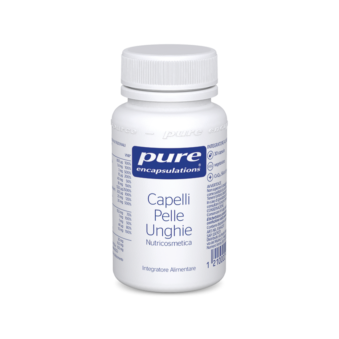 pure encapsulations - hair,skin & nails pack shot
