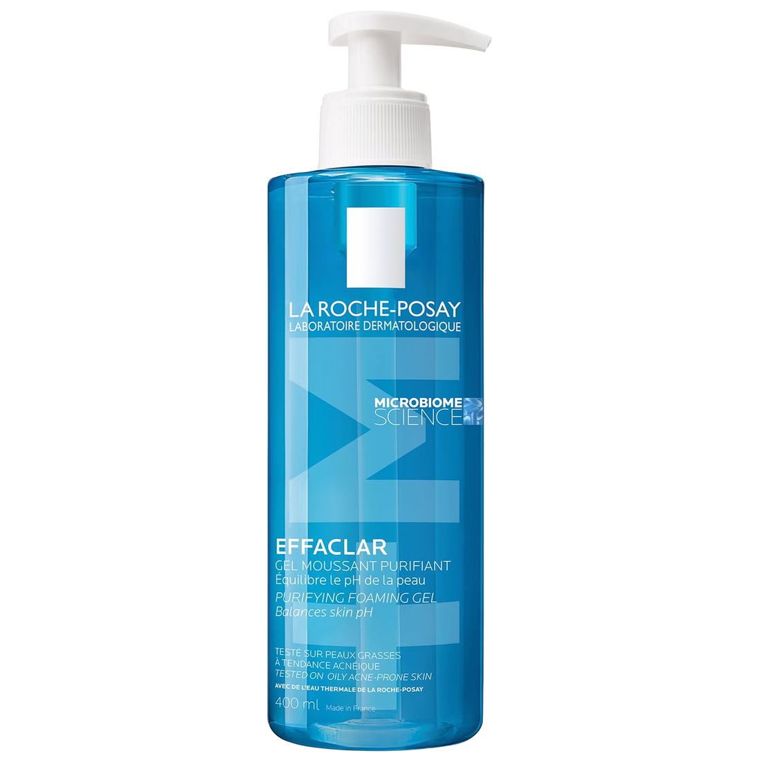 La Roche Posay Effaclar Purifying Foaming Gel on transparent background