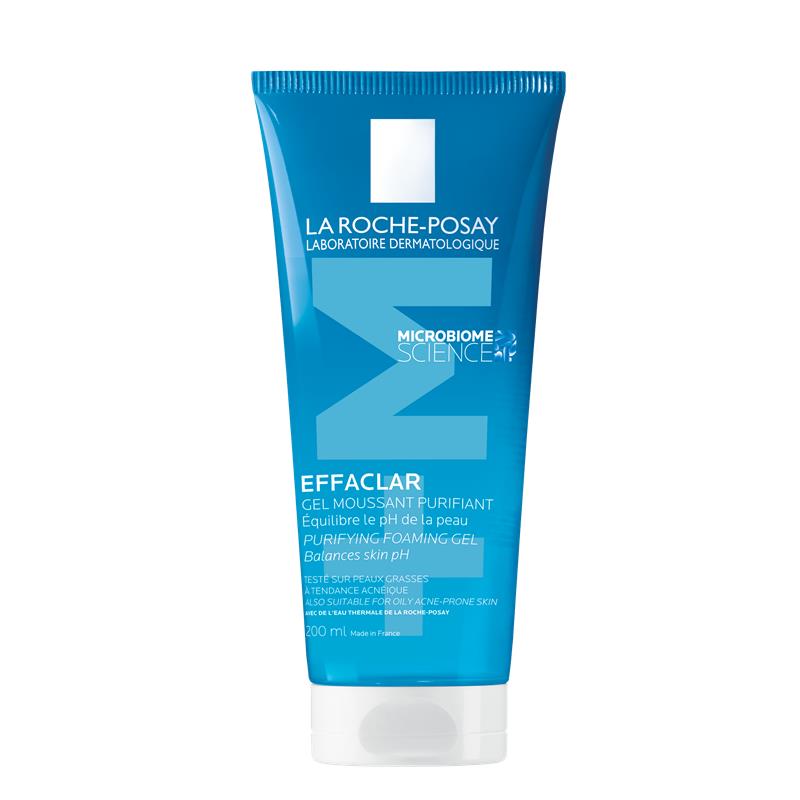 La Roche Posay Effaclar Purifying Foaming Gel on transparent background