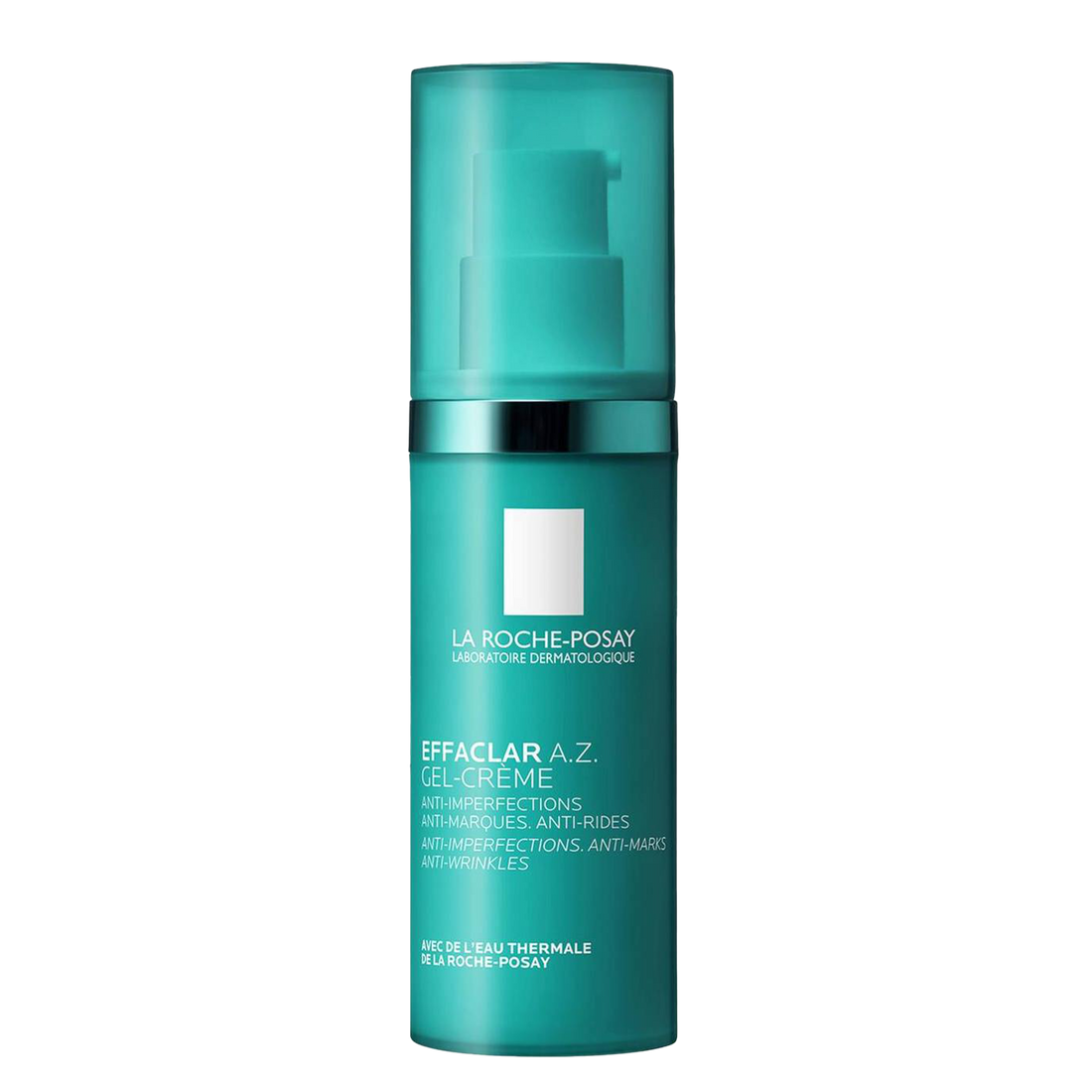 Front packshot La Roche Posay Effaclar A.Z Gel Creme transparent background