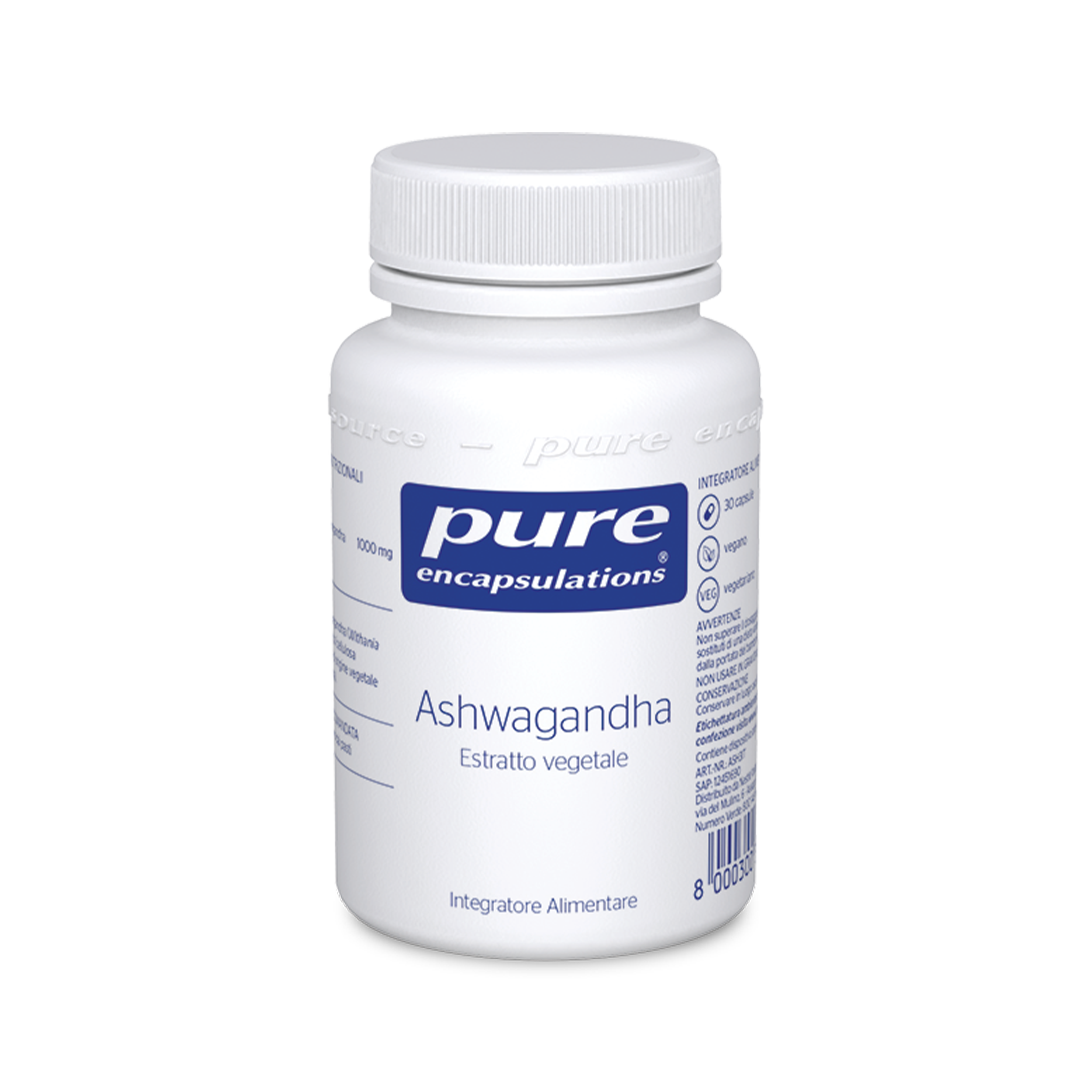 pure encapsulations - ashwagandha pack shot