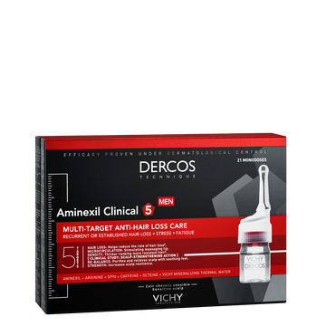 Vichy Dercos Aminexil Clinical 5 for men X 21 Ampoules