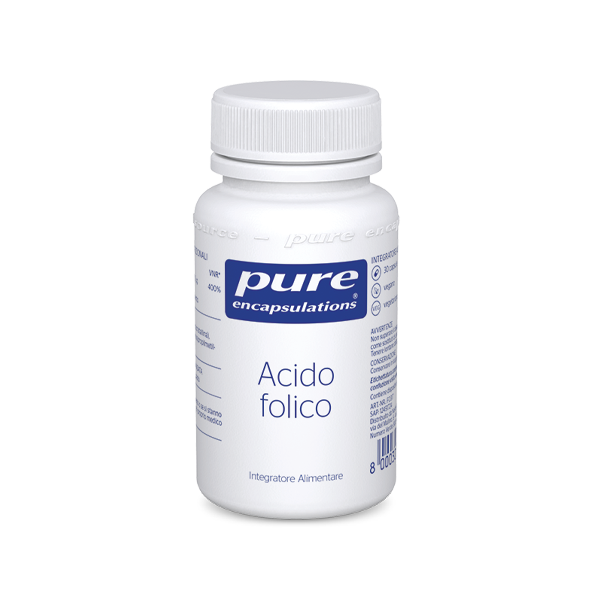 pure encapsulations - folic acid pack shot