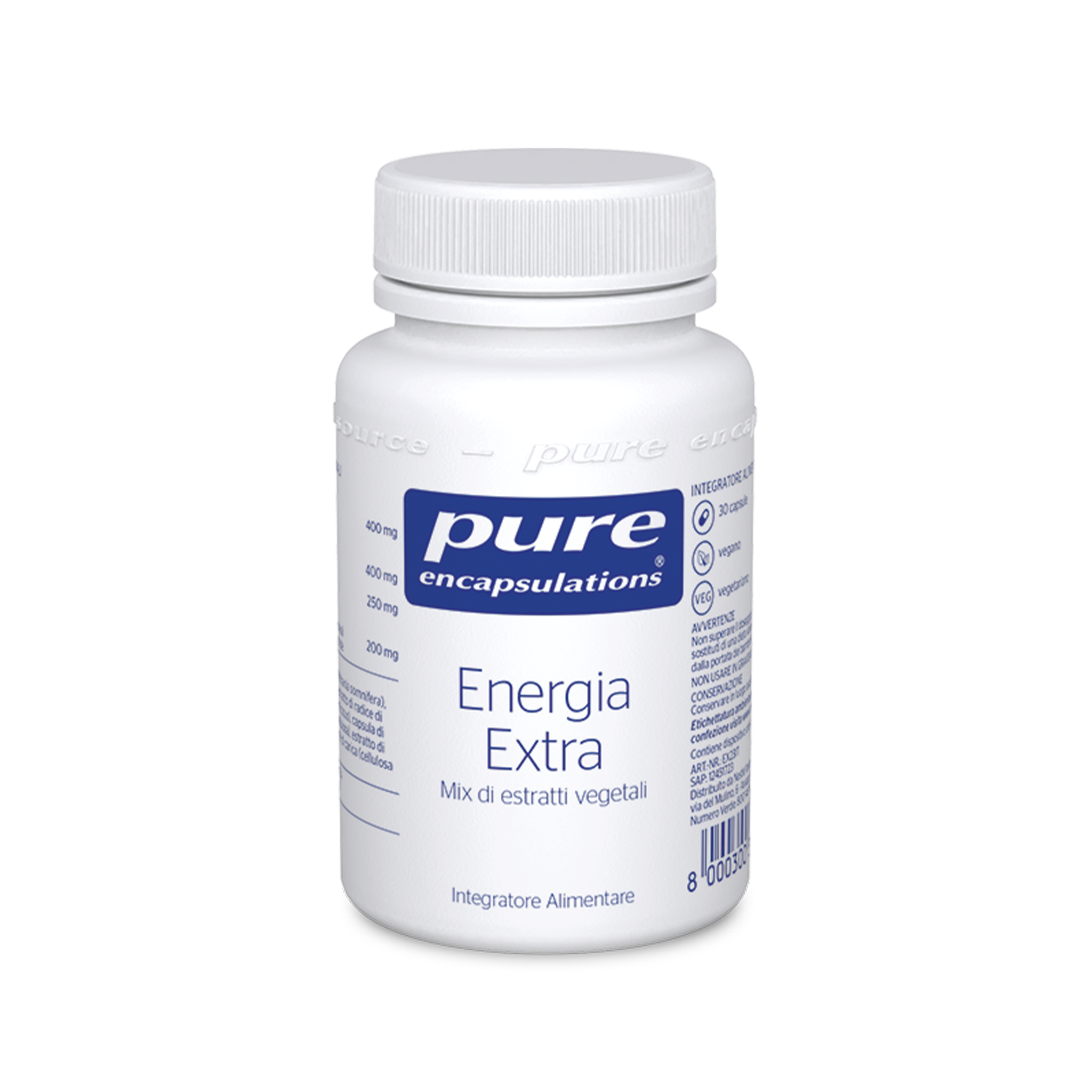 pure encapsulations - extra energy pack shot