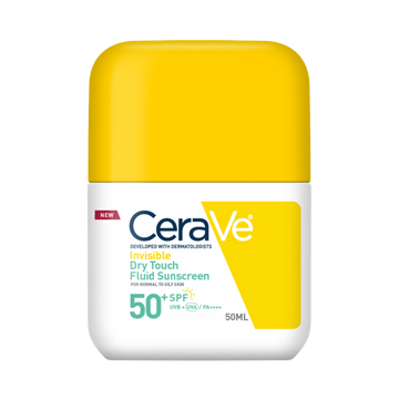 CeraVe Invisible Dry Touch Fluid Sunscreen SPF50+ 50ml