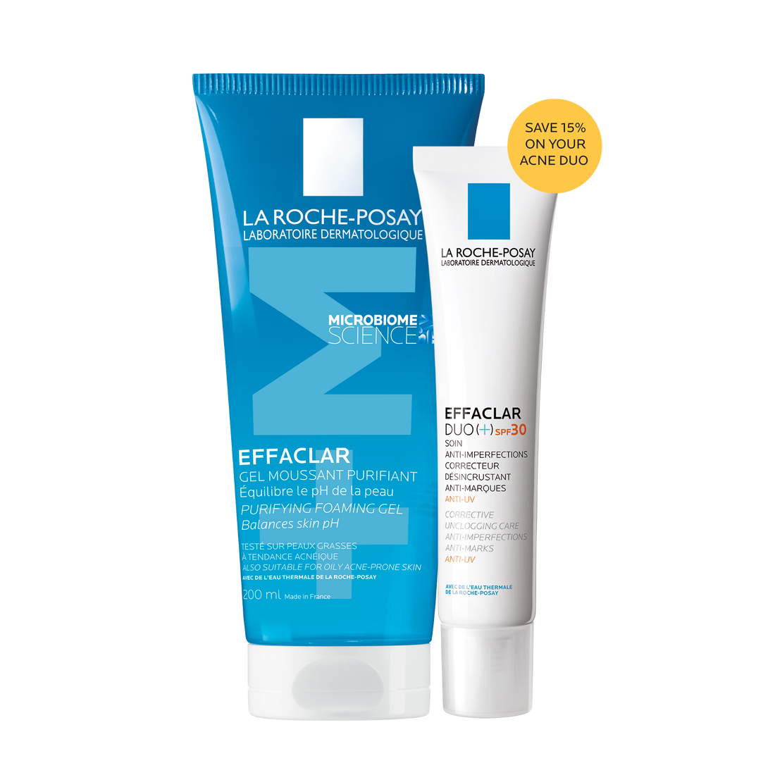 Effaclar Gel Wash 200ml + Effaclar Duo+M SPF30