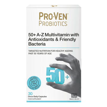 Pro-Ven 50+ A-Z Multivitamin with Probiotics Acidophilus & Bifidus