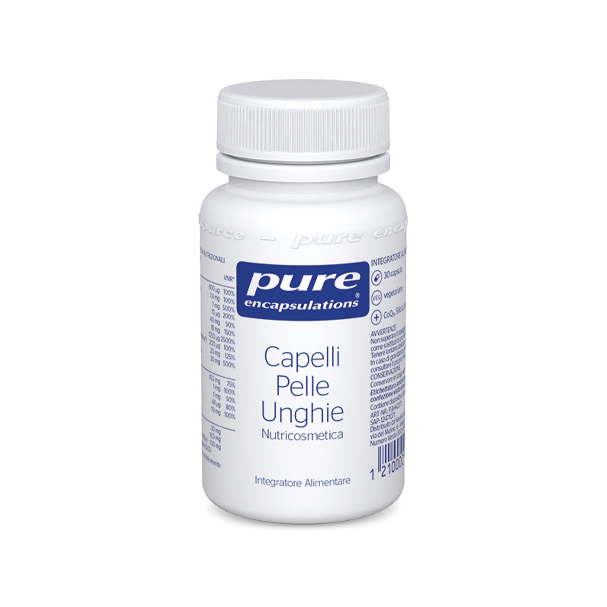 pure encapsulations - hair,skin & nails pack shot
