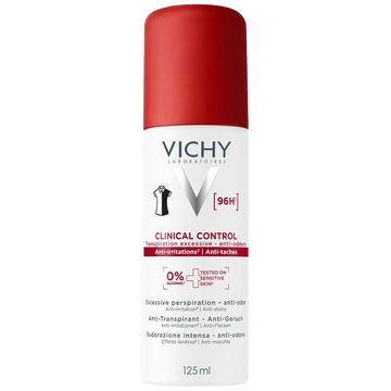 Vichy Deodorant Anti-Perspirant Clinical Control 96hr Spray For Women 125ml