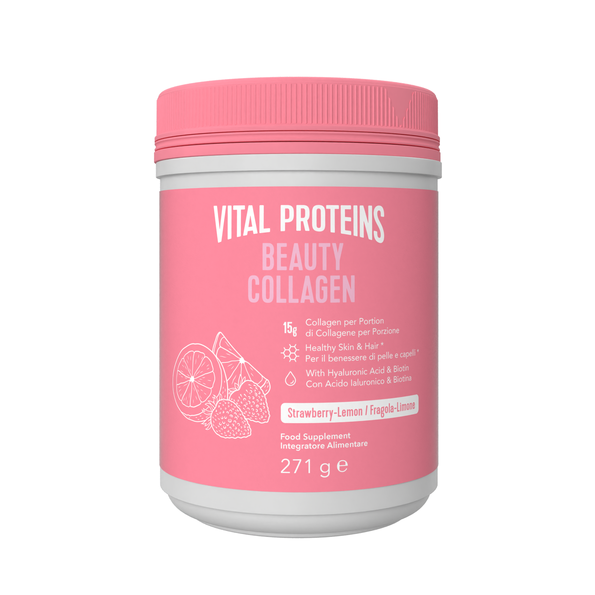 Vital Proteins Beauty Collagen - Strawberry-Lemon Flavour