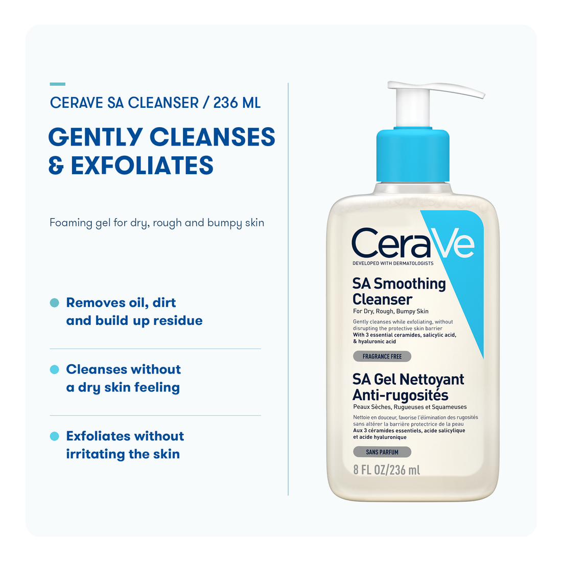 CeraVe SA Smoothing Cleanser 236ml