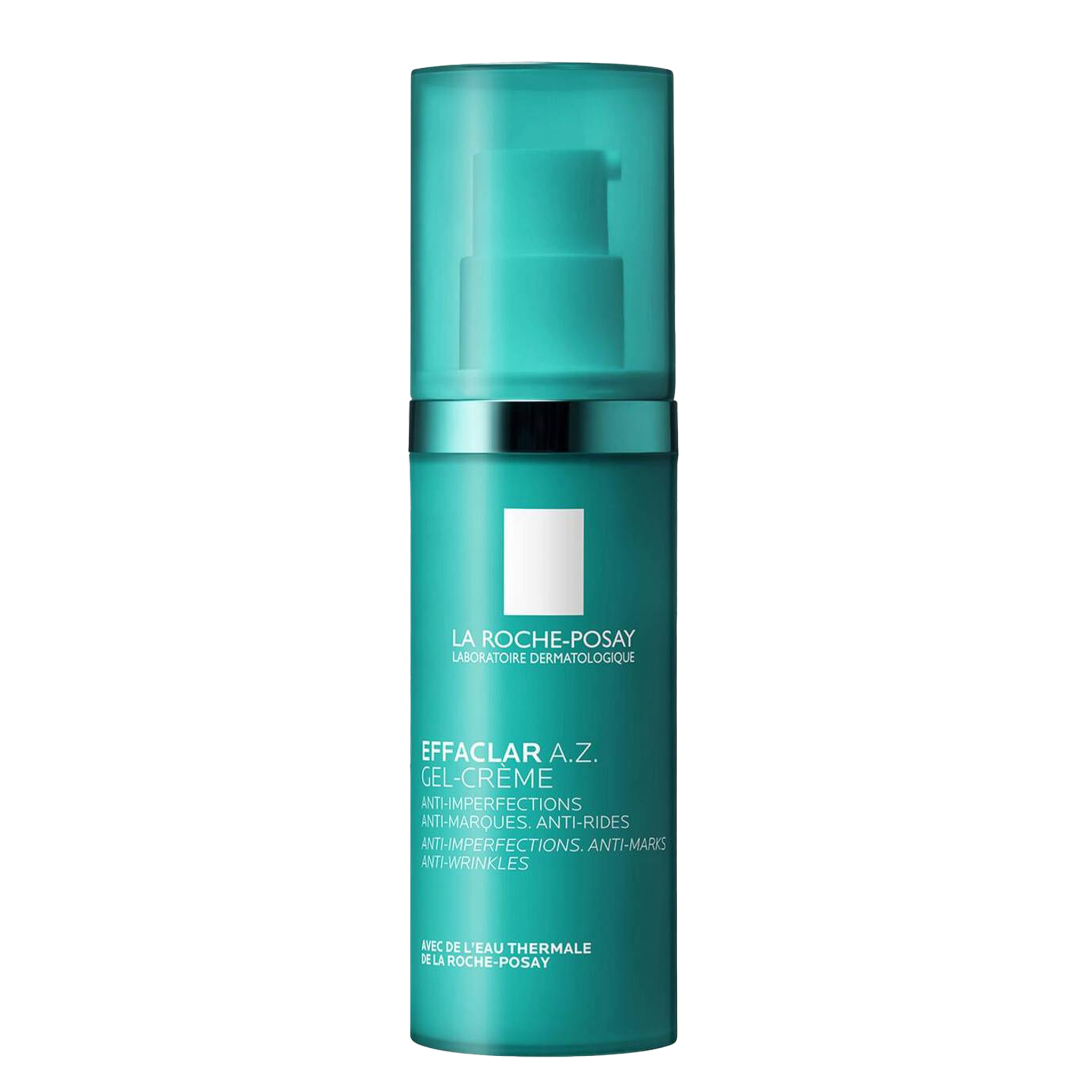 Front packshot La Roche Posay Effaclar A.Z Gel Creme transparent background