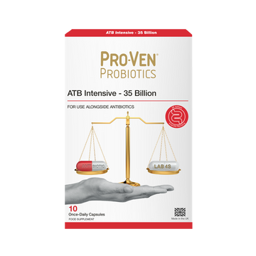 Pro-Ven Biotics ATB Intensive 35 Billion frontal packshot on transparent background. 
