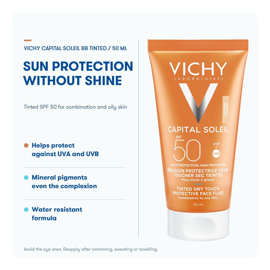 Vichy Capital Soleil Dry Touch BB Tinted SPF 50 50ml