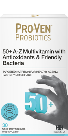 Prohealth Malta Pro-Ven 50+ A-Z Multivitamin with Probiotics Acidophilus & Bifidus 