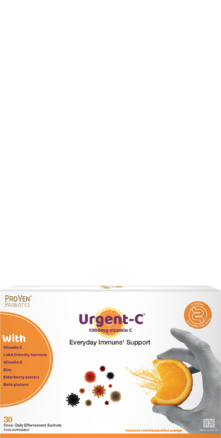 Prohealth Malta Pro-Ven Urgent-C Everday Immune Support Sachets - Orange Flavour