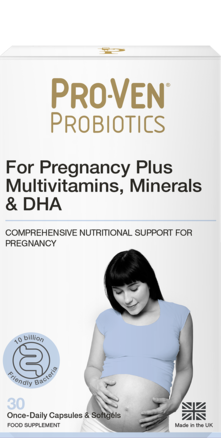 Prohealth Malta Pro-Ven Probiotics for Pregnancy, Plus Multivitamins, Minerals & DHA