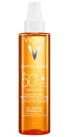 Prohealth Malta Vichy Capital Soleil Invisible Cell Protect Oil SPF50+