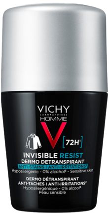 Prohealth Malta Vichy Invisible Resist 72H Roll On Deodorant Men