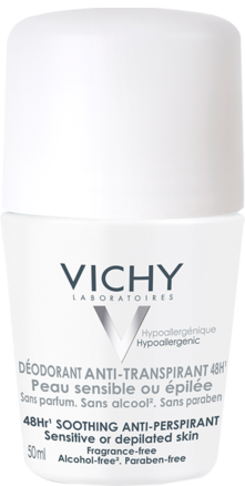 Prohealth Malta Vichy Deodorant Anti-Perspirant Roll-On 48Hr - Sensitive Depilated Skin